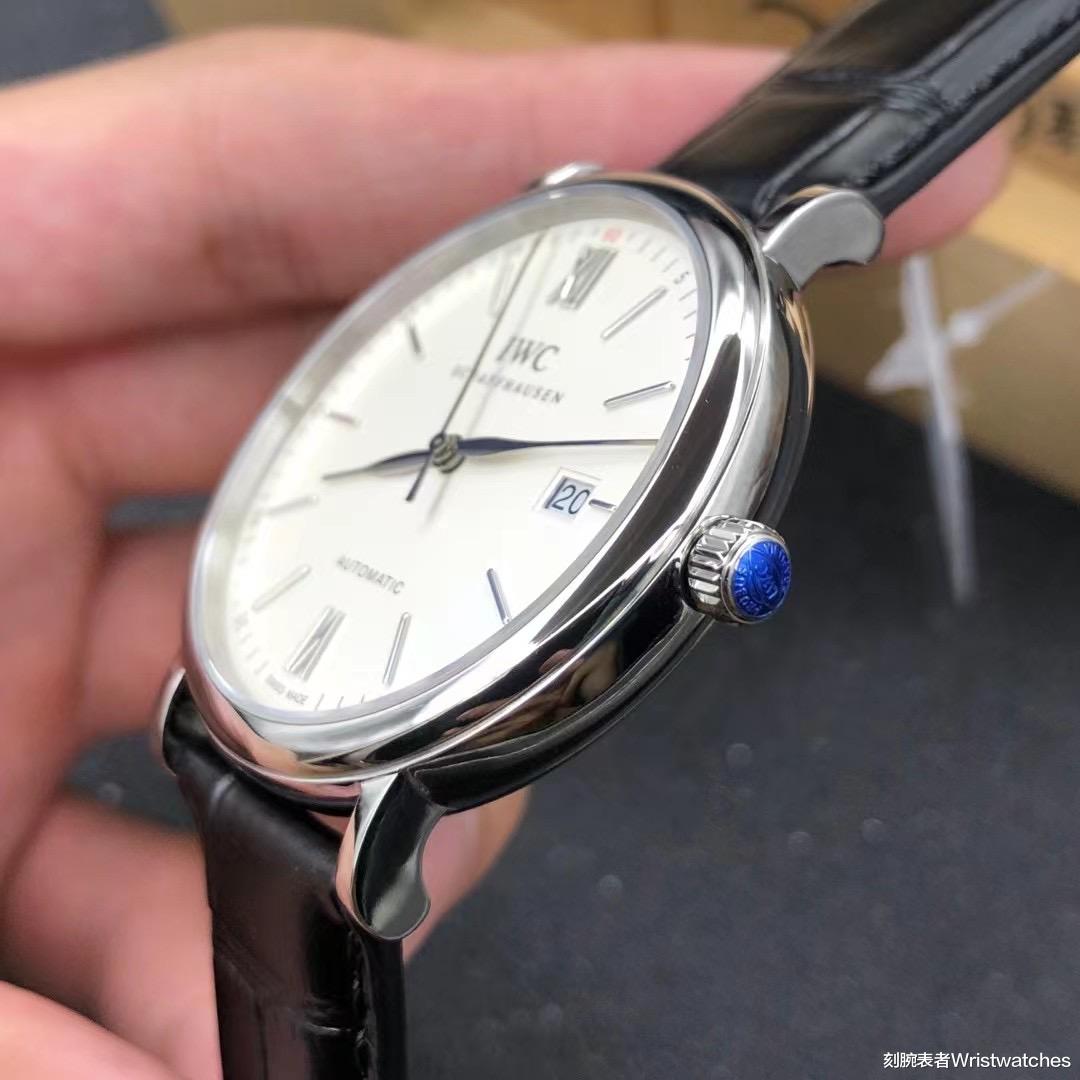 刻腕表者Wristwatches|AF厂万国柏涛菲诺白盘复刻表细节工艺详解!