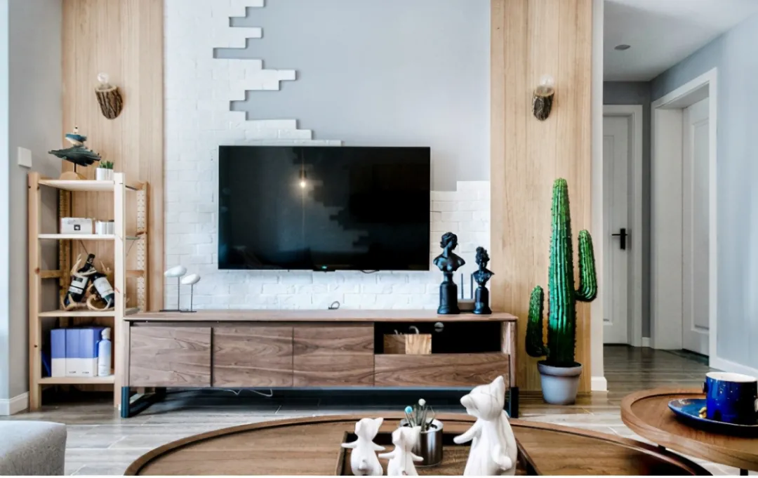 82㎡小户型，简单硬装，软装布置文艺范十足！