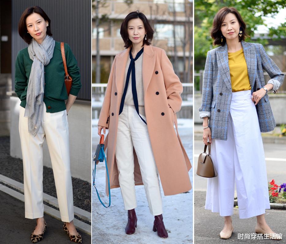 时尚穿搭生活馆|被这个40+女人穿搭圈粉了，简约时髦又高级，太适合普通人穿了