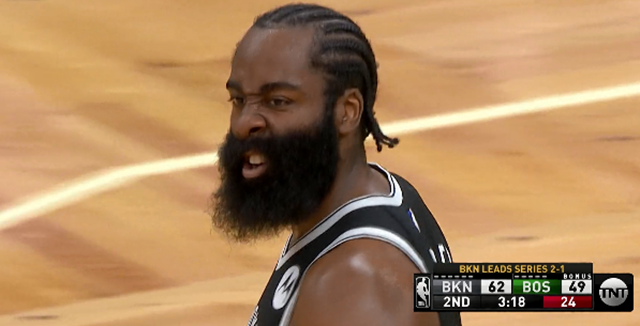 詹姆斯·哈登|这小胖子摊牌了！灵性空切！哈登祭出战斧劈扣：哥曾经也是个扣将