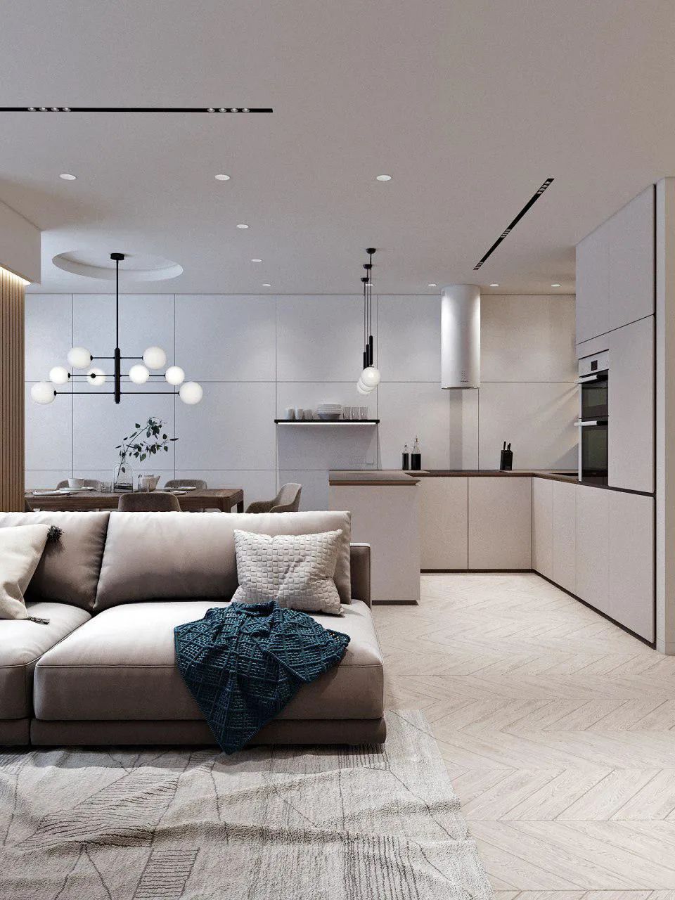 112㎡现代风格公寓，年轻家庭的理想生活