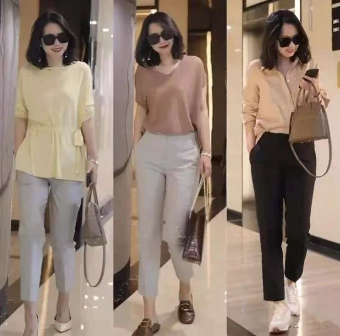 静静时尚达人|这才是适合40岁女性的穿搭,兼顾着优雅和简约,营造出高级感