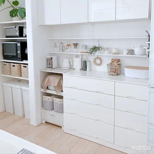 翔说家居|三口之家的北欧日式混搭风两居，纯白色空间清新怡人，玄关真惊艳！