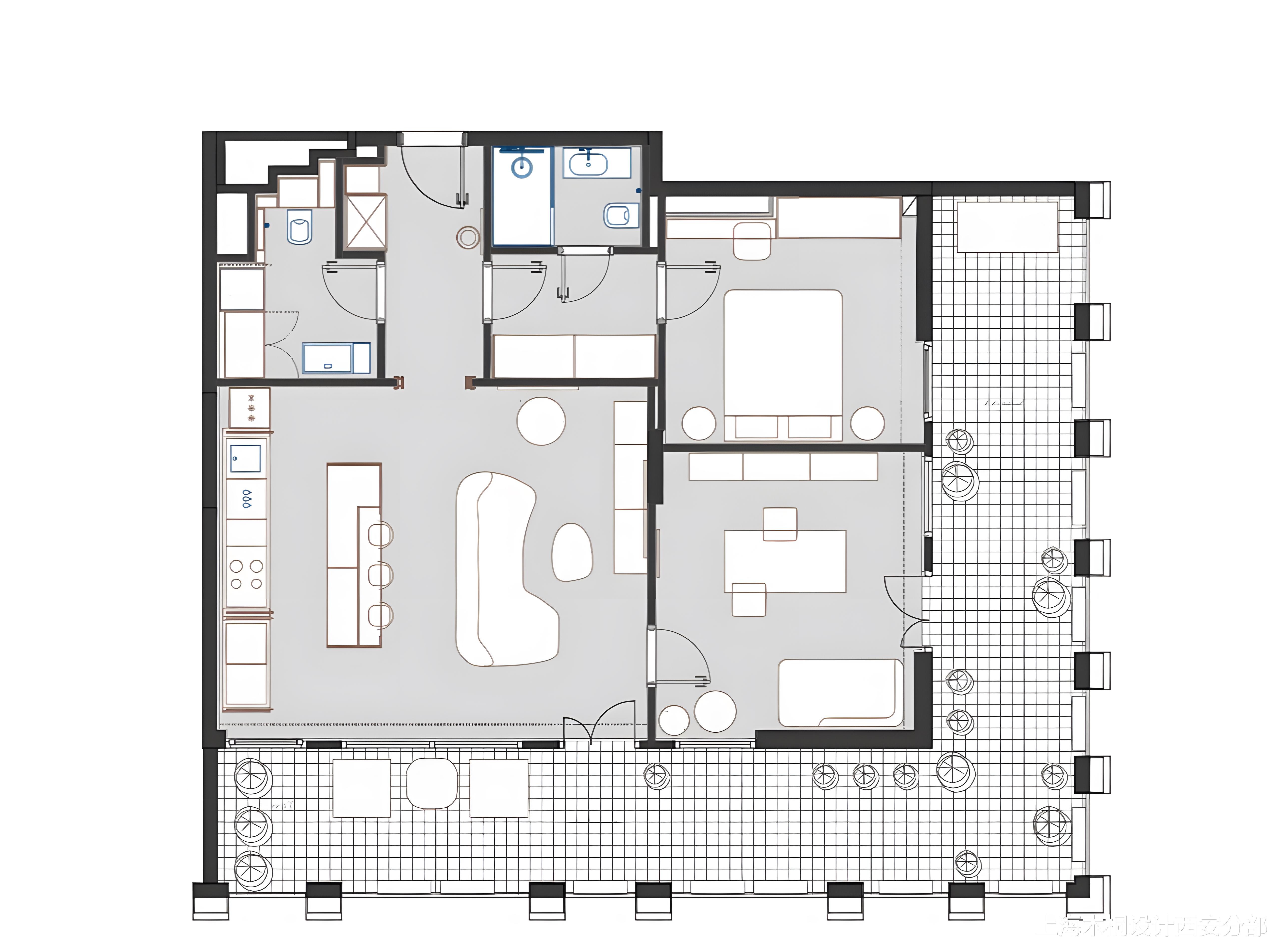 Moscow minimalism丨120㎡休闲度假公寓丨家装灵感集
