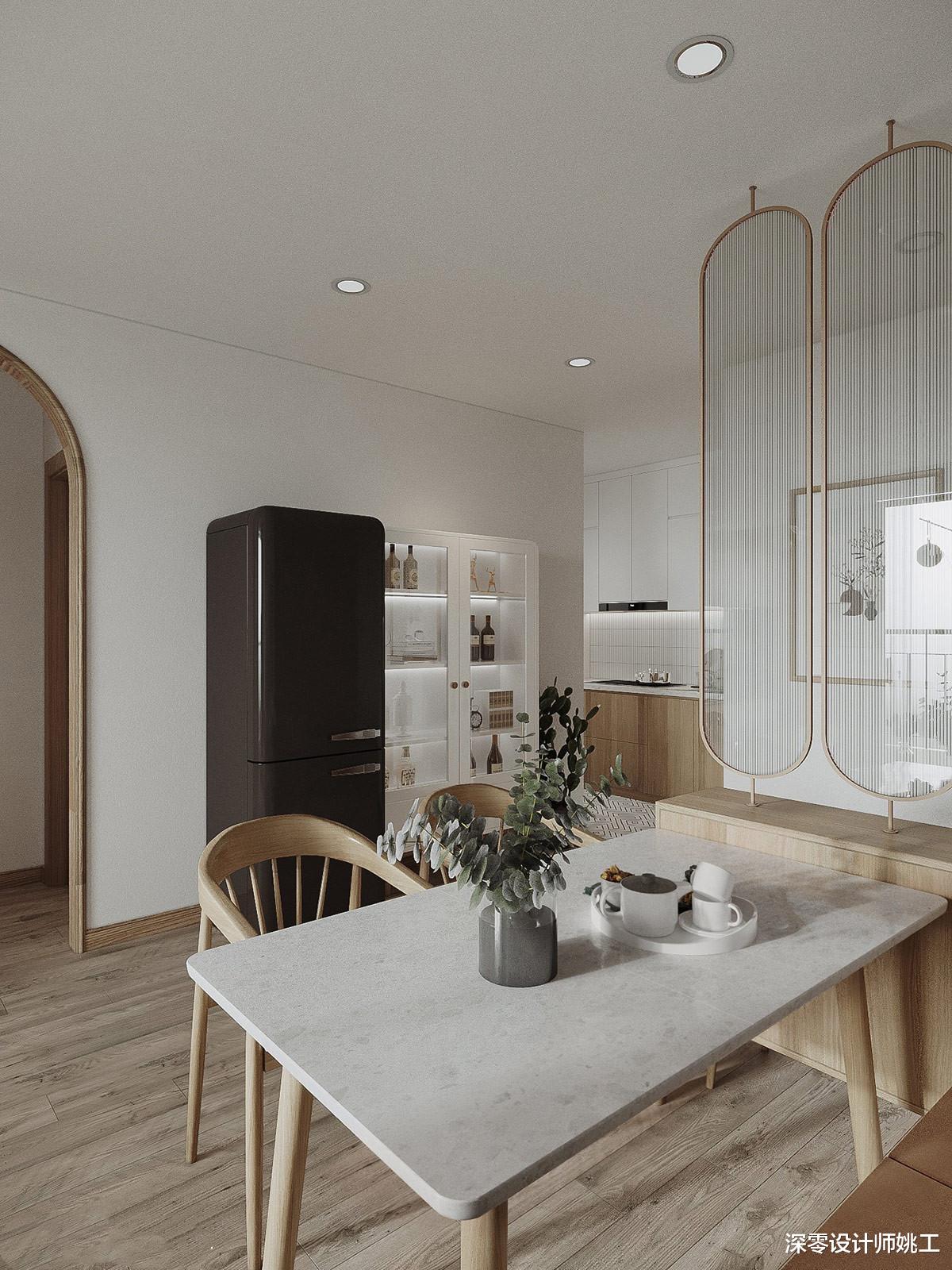 装修花了2个月，莫兰迪搭配简约白，让我看到这个100㎡最美一面