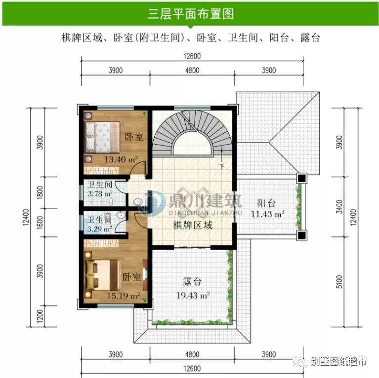 农村建房，三层才够大气，这三款别墅户型，布局堪称完美让人惊艳