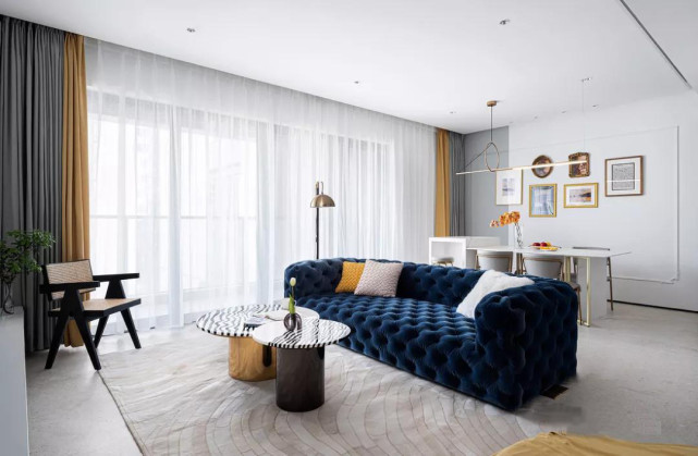 |123平轻奢欧式风四居室,多重元素的碰撞体会不一样的生活情境