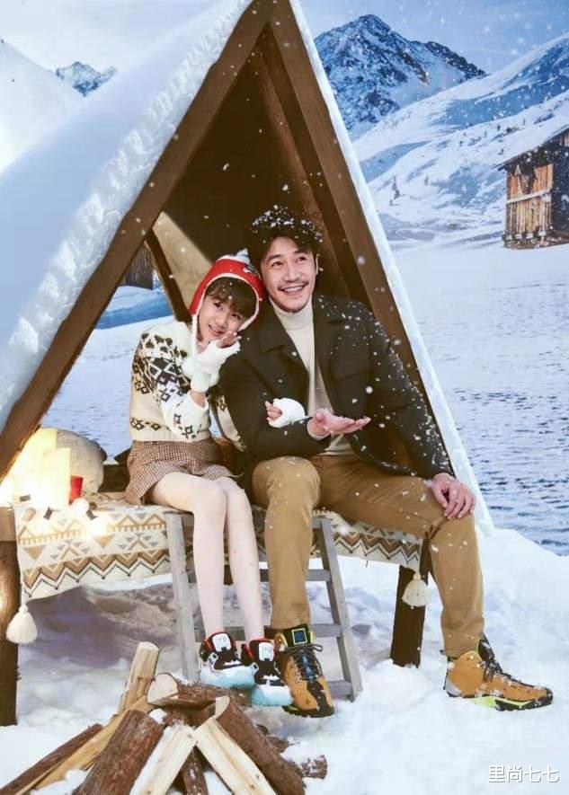 里尚七七 陆毅一家拍大片，女儿脸太长像是小老太，鲍蕾罕见掀开刘海大变样