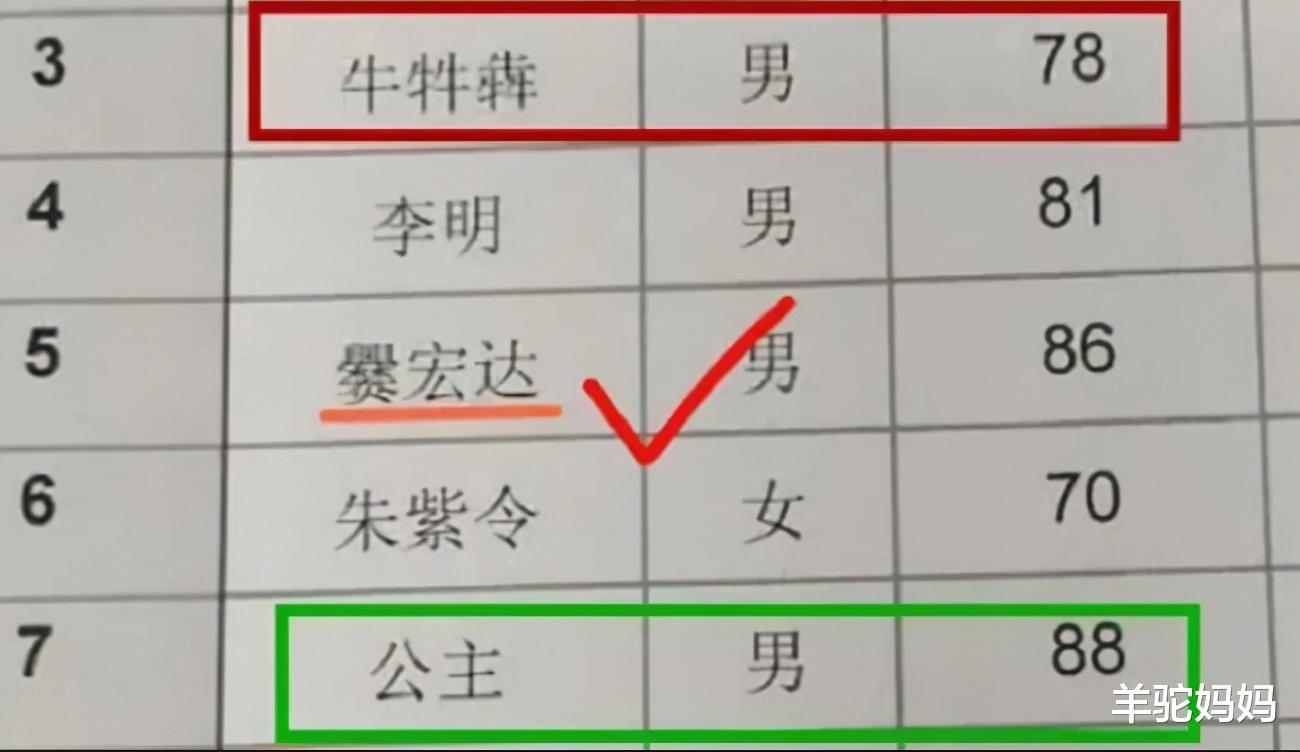 羊驼妈妈|“连名带姓共2笔”，小学生因名字太简单火了，浓缩的都是精华