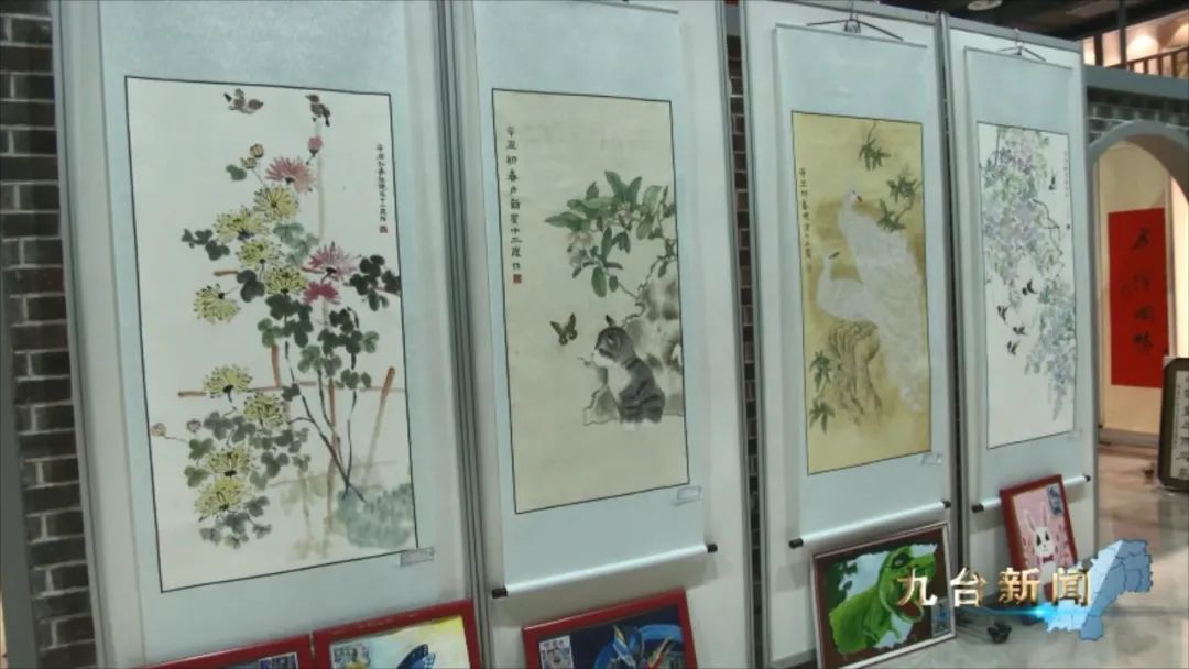 九台广播电视台 我区书画景观协会开办书画爱好者国画培训班