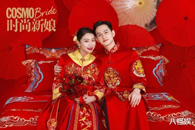 马可|马可和王丹妮婚纱照曝光，轻抚老婆孕肚甜蜜接吻，满脸幸福