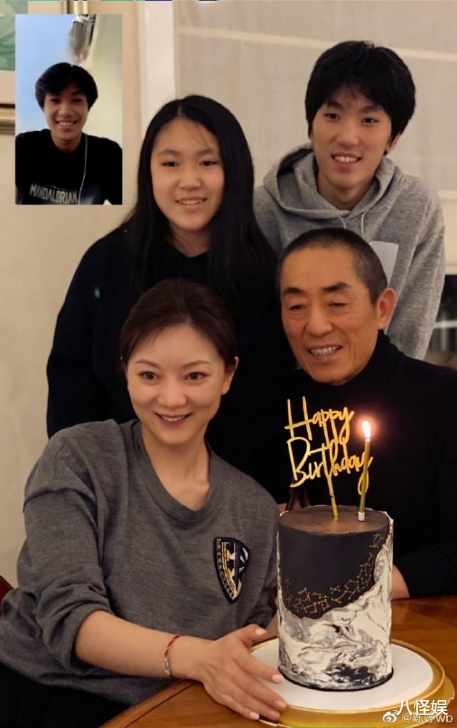 陈婷|张艺谋陈婷一起为女儿庆生，画面好温馨，夫妻俩31岁年龄差明显