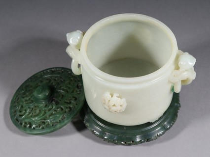 和田玉籽料|清乾隆 和田玉籽料刻诗文一套