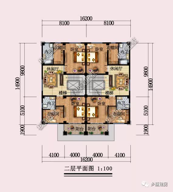 |新农村新户型，兄弟建房，首选这款新中式双拼准没错