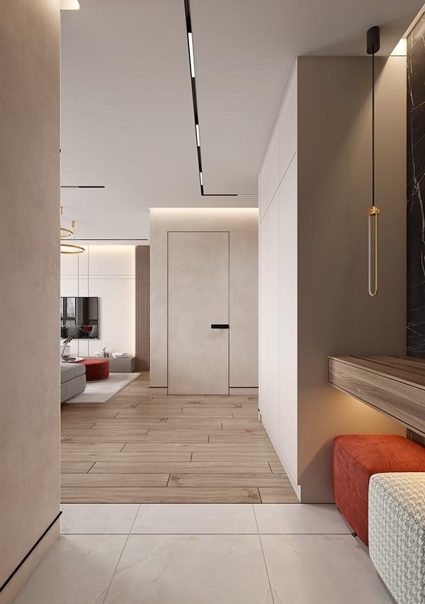 家居解题|110㎡浅色系空间，营造现代空间的精致感！