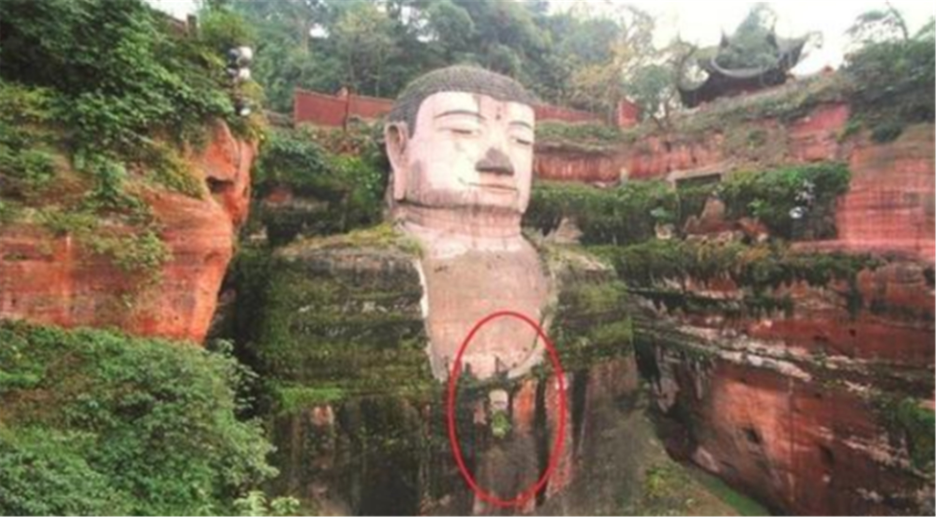 四川乐山大佛,胸口处发现密室!专家进入查看后,证实一千年传言
