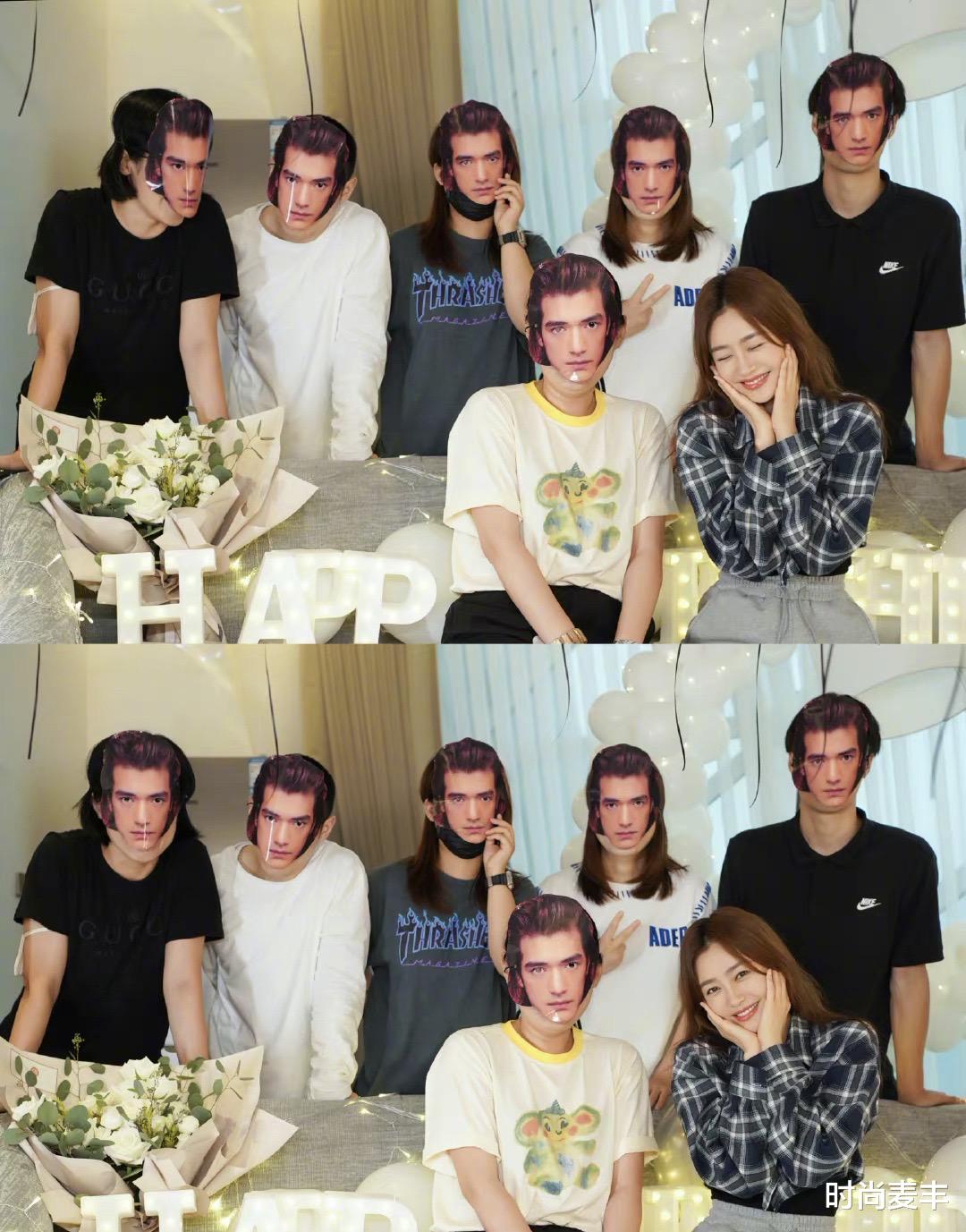 时尚麦丰|秦岚与好友庆祝生日，卫衣配长裤简约休闲，好有亲和力