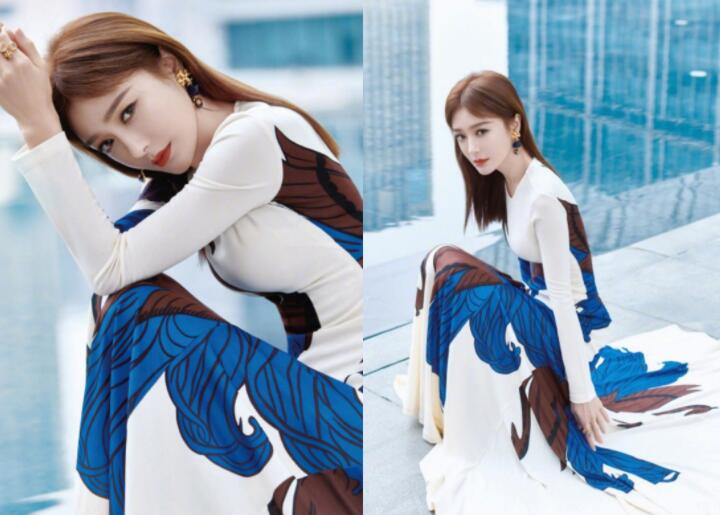 王一博|秦岚侧身纸片纤腰 42岁的身材也太正了