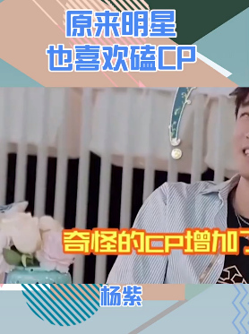 明星|原来明星也这么爱嗑CP？