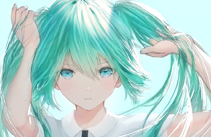 漫画|这位画师的初音未来，她脸上有光啊！