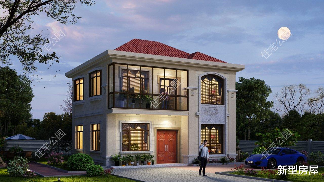 终于找到20万就能建好的农村别墅图纸,要建房的朋友赶紧收藏