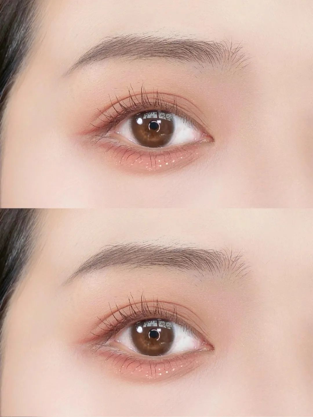 眼妆 新手纯欲钓系眼妆！粉色眼睑下至+卧蚕太嗲了
