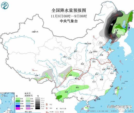 转折在望!本周初东北罕见强降雪仍将持续!大部地区干燥加剧