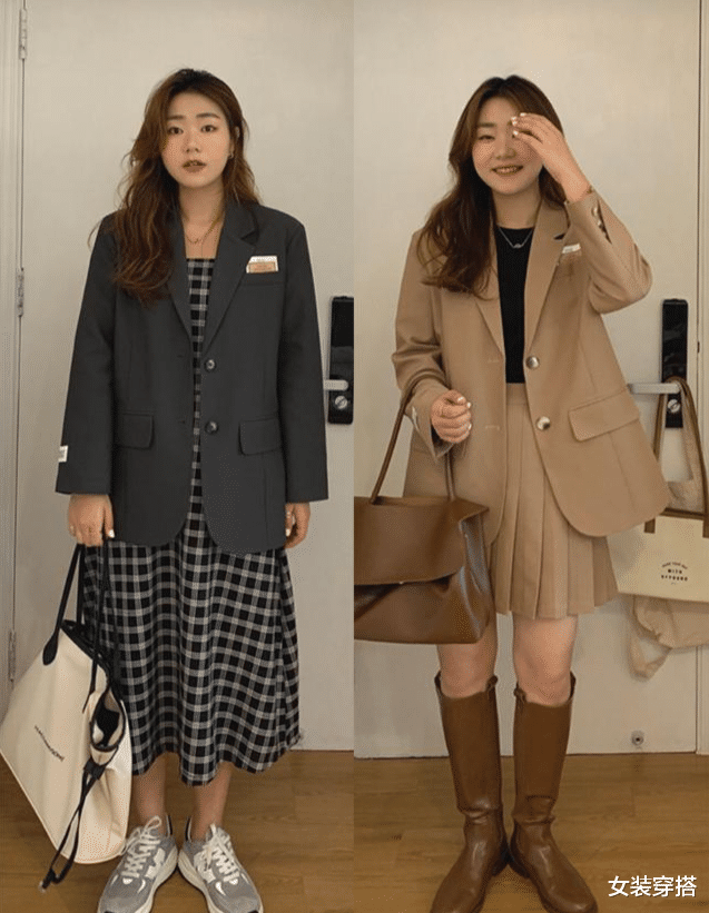 女装穿搭|胖女人秋天穿什么衣服好看显瘦