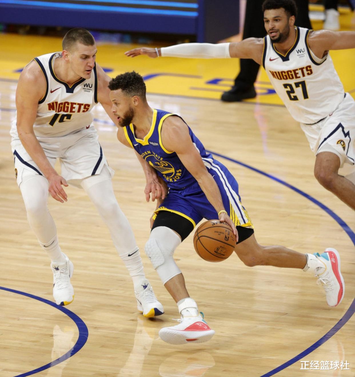 斯蒂芬·库里|疯狂库日天!库里狂砍53+7+4率勇士击退掘金,一战连创8大NBA神迹!