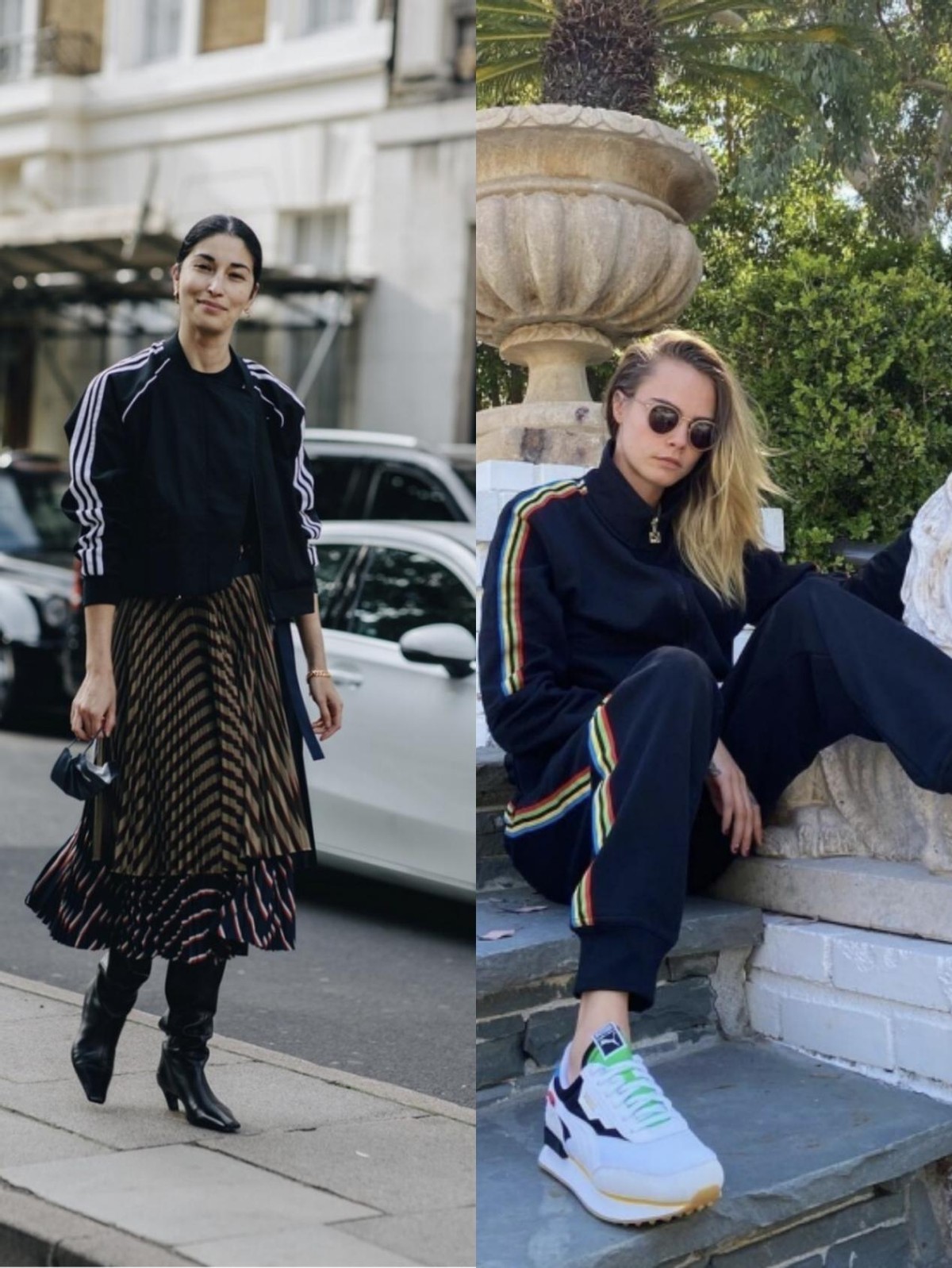 白小白的衣橱 如何将常见的拉链运动服穿出不一样的感觉，看看这些搭配，很有用