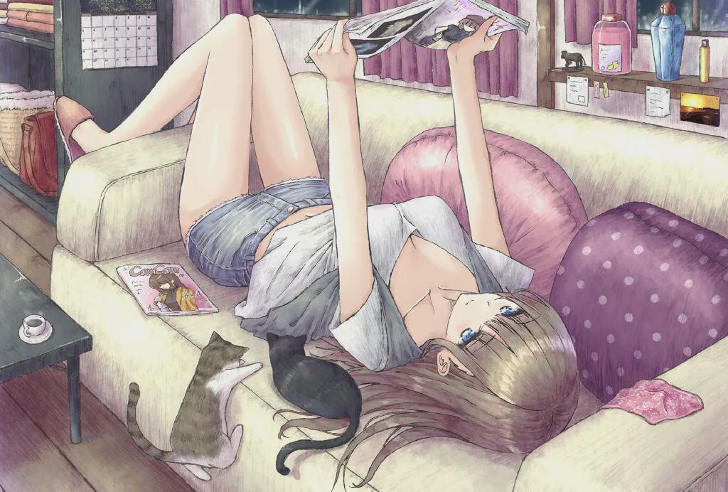 画师|动漫美图：日本画师あらまち的插画作品