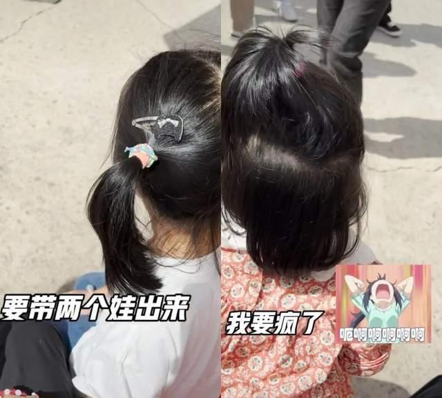 陈赫|陈赫带俩女儿游迪士尼，安安小麦肤色像极张子萱，裙子包包买不停