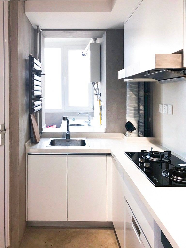 女孩|37平的单身公寓，偏爱水泥风的个性女孩，勇于尝试才有新的可能