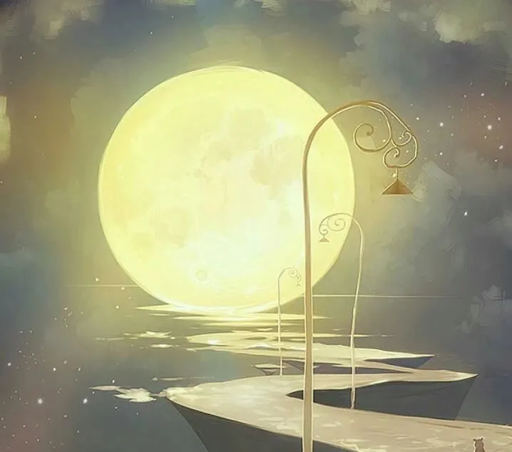 月亮 中秋节暖心文案