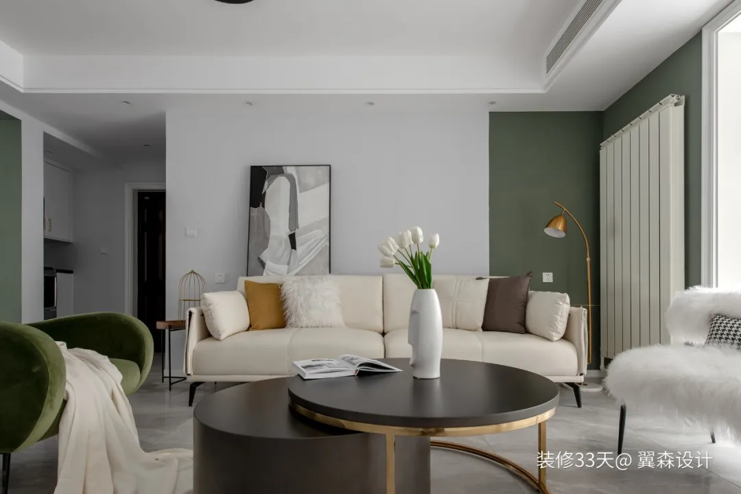 |装修设计：140平老房改造北欧简约五人居