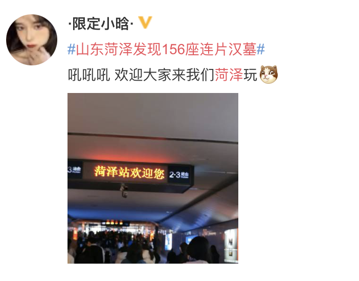 中国山东网菏泽 热搜第一！菏泽发现156座连片汉墓，网友坐不住了