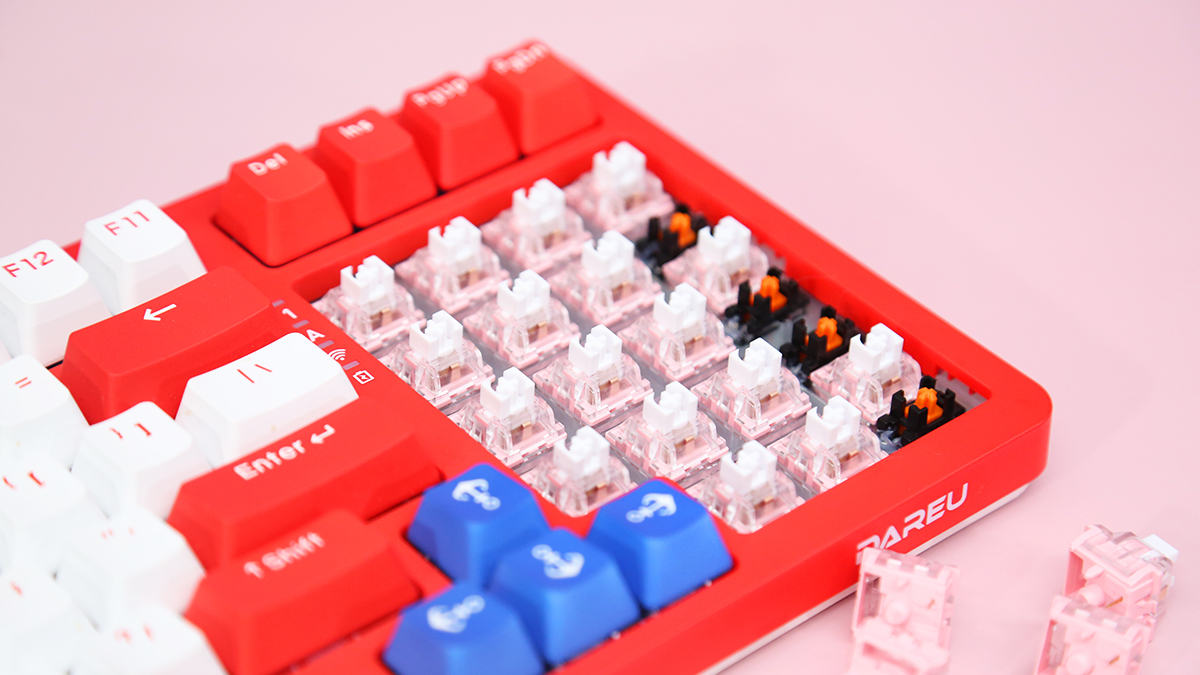 達爾優|達爾優Q糖軸圖賞簡評：粉白甜糖