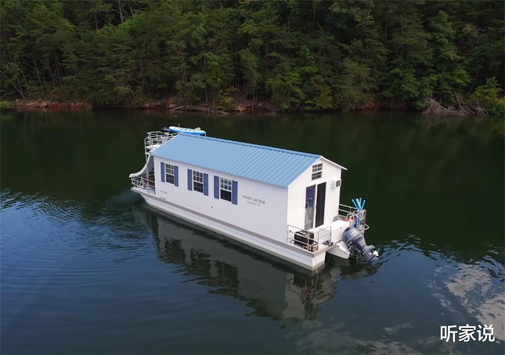 听家说 钓鱼爱好者的水上船屋：将36㎡设计成两室两厅，住一家六口没问题