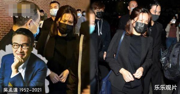 吴孟达|吴孟达全家灵堂合影，唯独缺少二任太太和女儿，站位也很有讲究