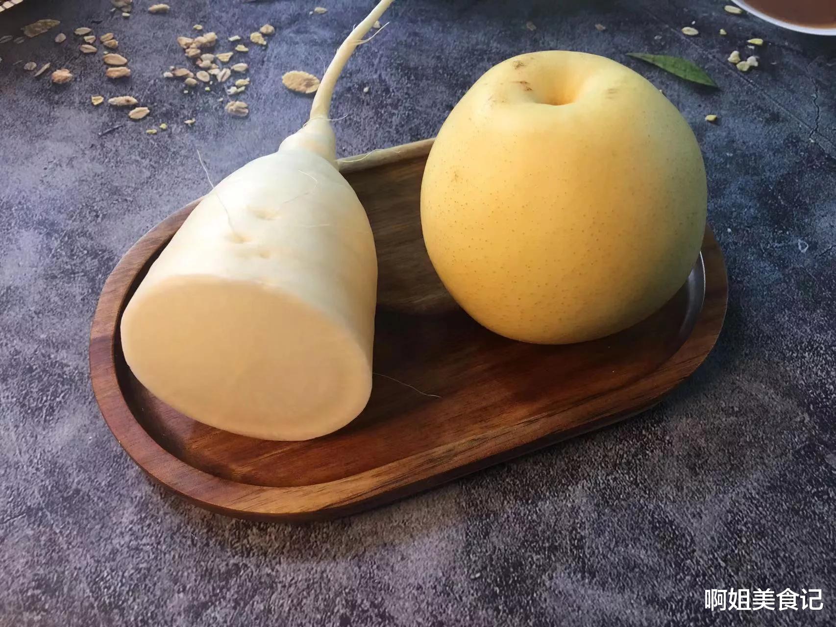 白萝卜|冬天,白萝卜和雪梨一起煮,我家每周喝3回,很多人不知道有啥用