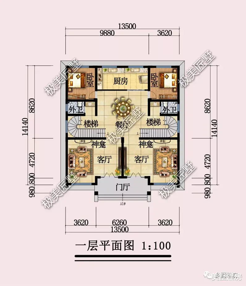 |现代风双拼别墅,80、90 年轻兄弟的最爱,一起来看看!