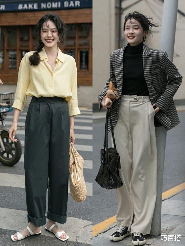 巧百搭 姐妹们！别再说没裤子穿了，码住小姐姐身上这“三种”就够了