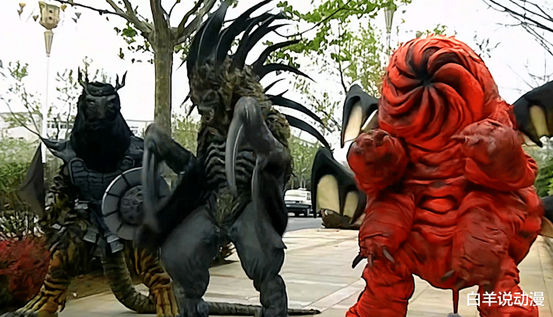 黑犀|铠甲勇士:恶狼兽其实很强,能单挑三位铠甲,炎龙铠甲都不是对手