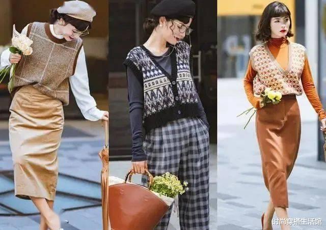 时尚穿搭生活馆|立秋后早晚凉，40+女人这样穿针织衫，保暖修身显气质