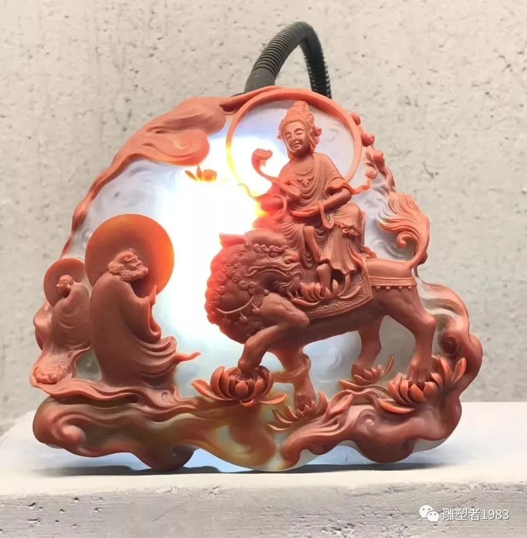 玉雕|极品玉雕观音像，美到窒息