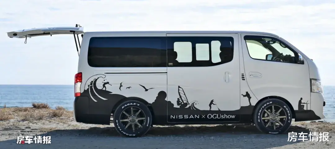 |为钓鱼爱好者打造的日产房车，配2.5L汽油机，能住宿还能拉货