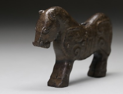 和田玉籽料|和田玉籽料枣红皮 玉马