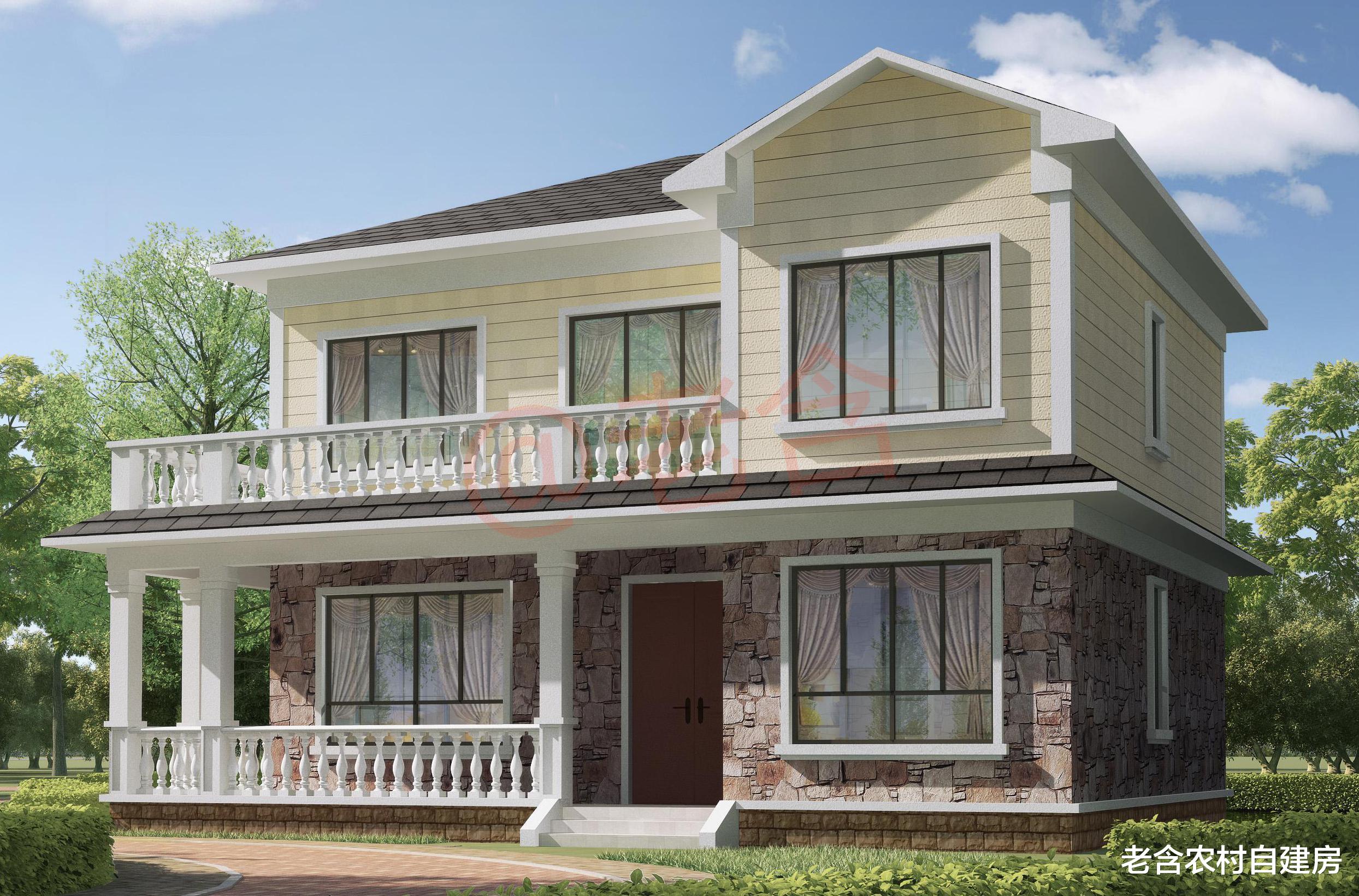 |5款风格迥异的农村自建房设计图,长辈们喜欢第二套,你们呢?