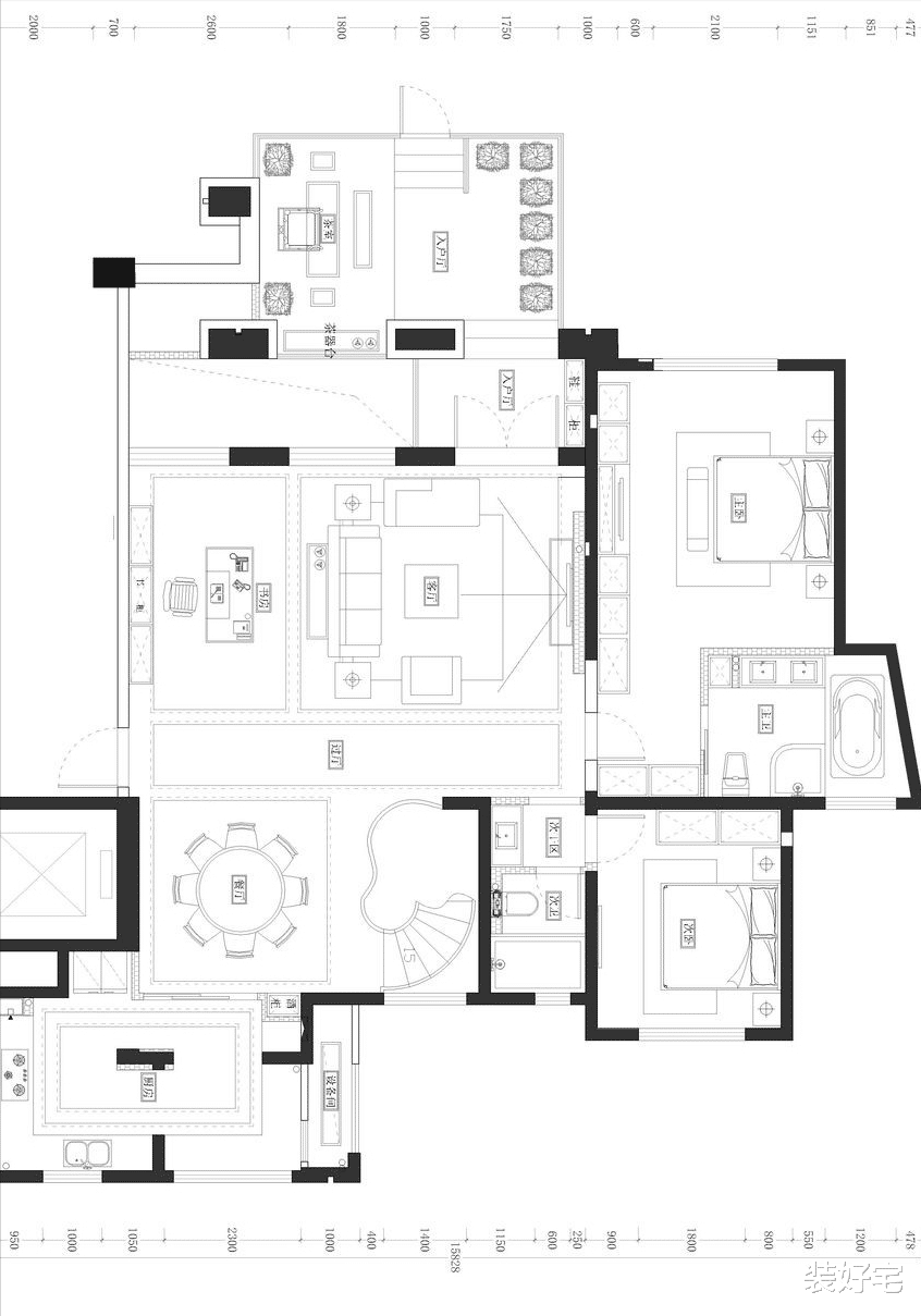 360平新中式住宅，尽显大格局的进取之境，网友：这才是大气之美?