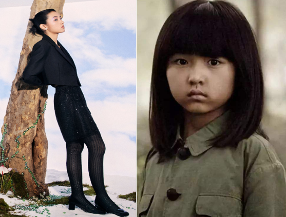 张子枫|20岁张子枫罕见炫身材！躺地上露一截细腰，侧面身形十分单薄纤瘦